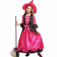 costume witch toddler kostum anak penyihir costume halloween anak nenek sihir cosplay penyihir pink