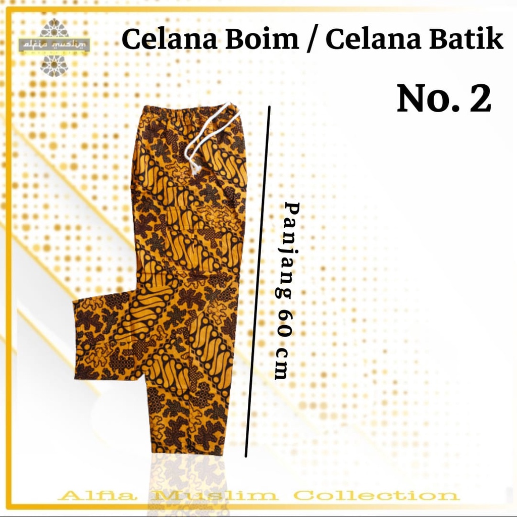 Celana Boim Celana Batik Celana Batik Pekalongan