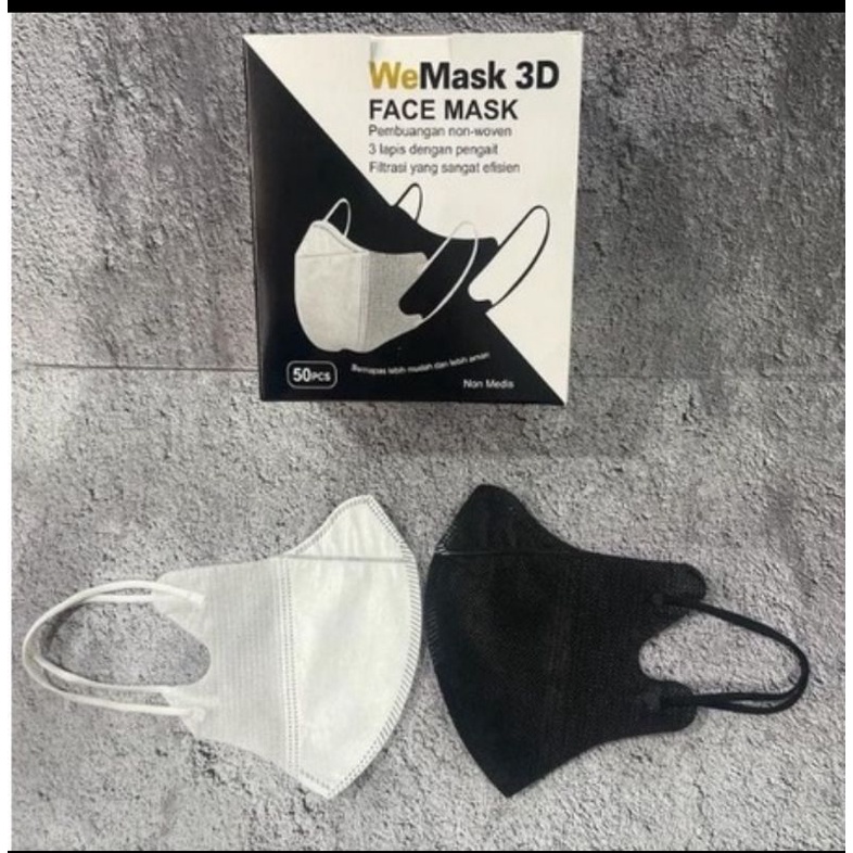 Masker Duckbill 3ply 50pcs facemask wemask