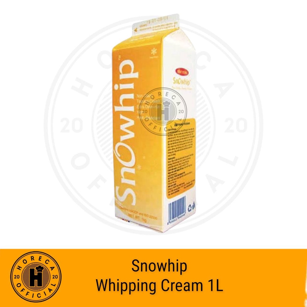 

WHIPPING CREAM SNOWHIP NON DAIRY CREAM 1000ML / KRIMER CAIR 1 LITER