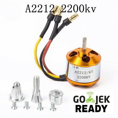 Motor Dinamo Brushless XXD A 2212 2200KV High Speed Motor Limited