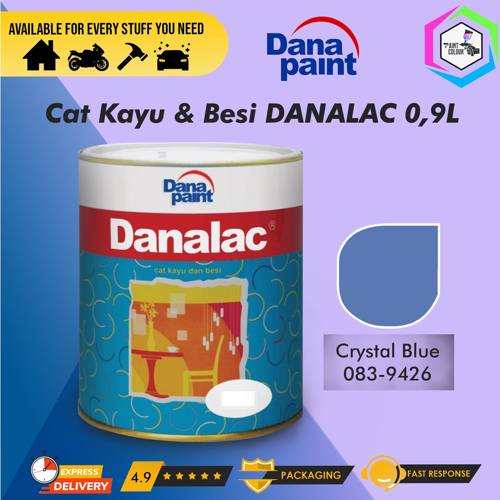 Cat kayu Dan Besi DANALAC Crystal Blue 083 - 9426