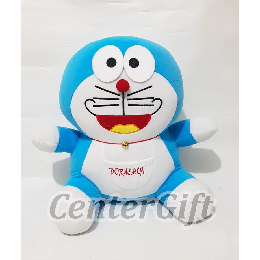 Boneka Doraemon Jumbo Besar Duduk Bahan Halus SNI Rapih