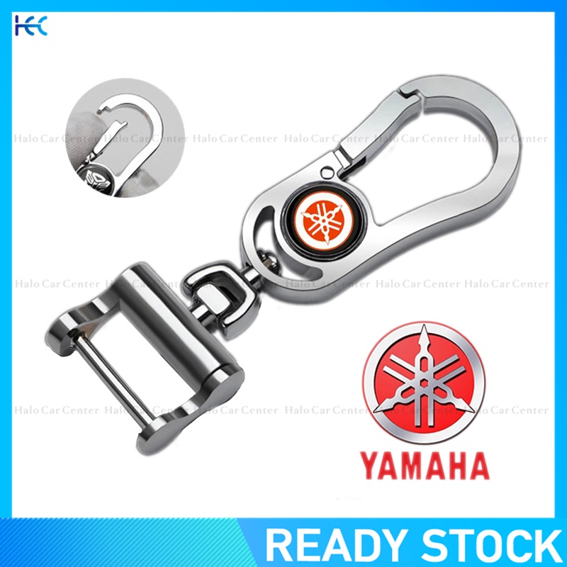 【Ready Stock】Alloy Metal Logo Motorcycle Keychain Car keychain for Yamaha