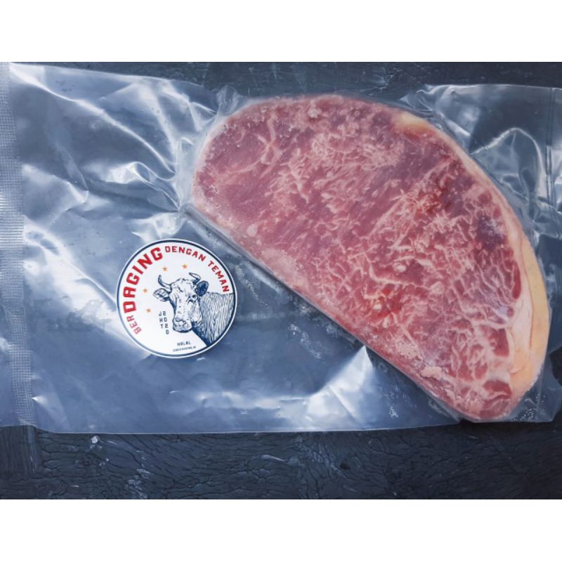 

SIRLOIN WAGYU MELTIQUE PRIME CUT STEAK AUS BEEF BERDAGING - 200gr