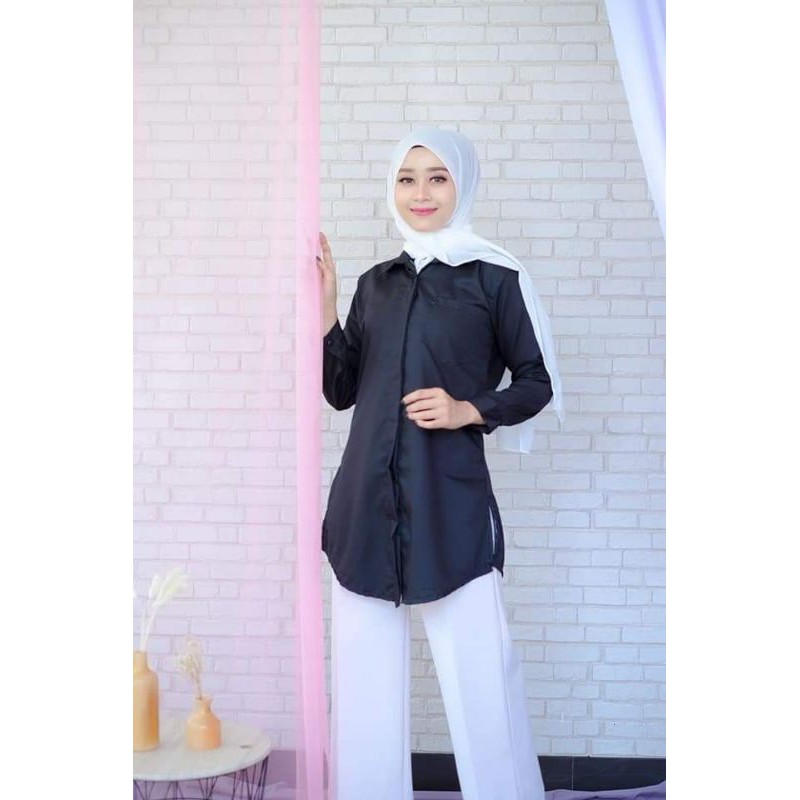 Tunik basic kancing/Tunik busui/Tunik toyobo