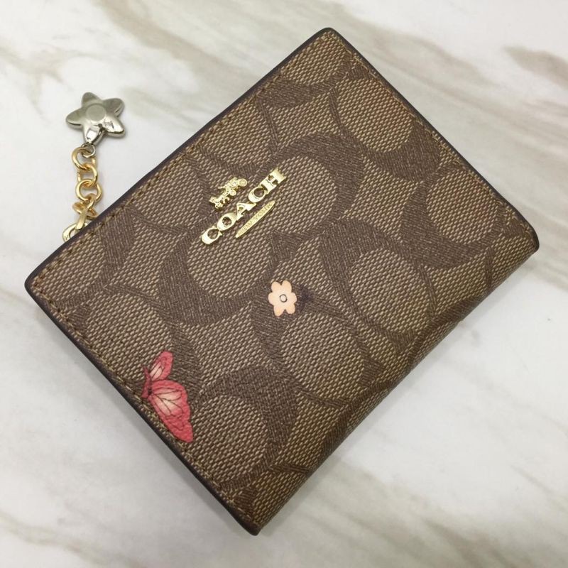 COACH Snap Card Case /coach dompet kartu