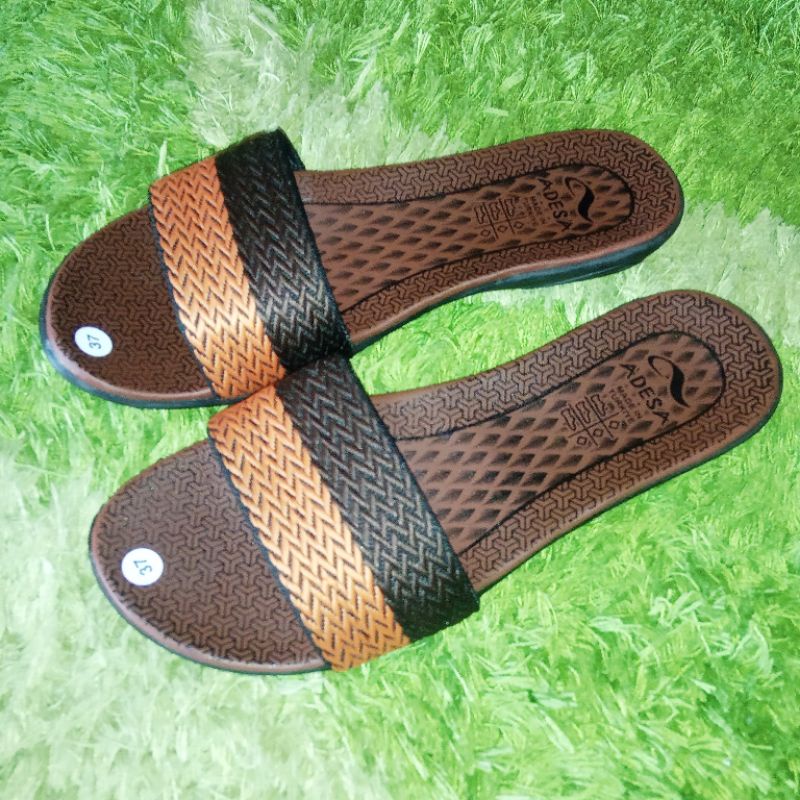 Sandal Selop Rajut Turki Wanita Adesa/ Sandal Turki Rajut Adesa / Sandal Turki Adesa / Sandal Turki SlopAdesa