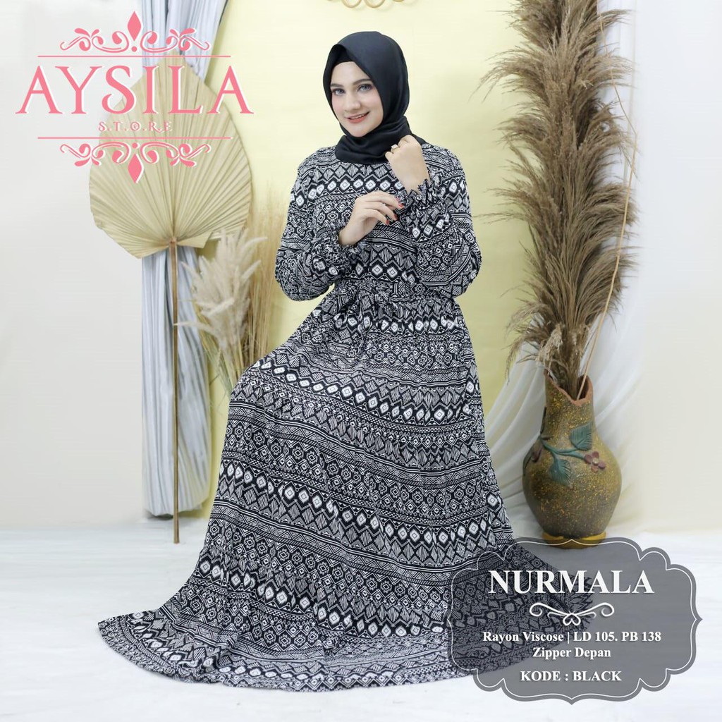 HOME DRESS JUMBO NURMALA | HOME DRESS BUSUI | HOME DRESS RAYON VISCOSE | HOME DRESS TERABRU MUSLIMAH