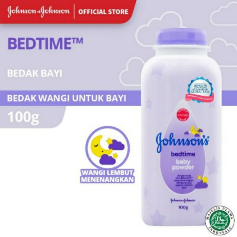 Johnsons Baby Bed Time Powder - Johnson Bedak Bayi Bedtime Ungu