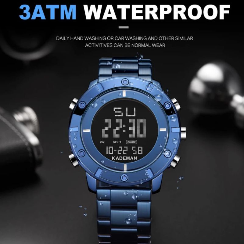 JAM TANGAN PRIA TERLARIS✅Kademan K9151G Waterproof,Include Box