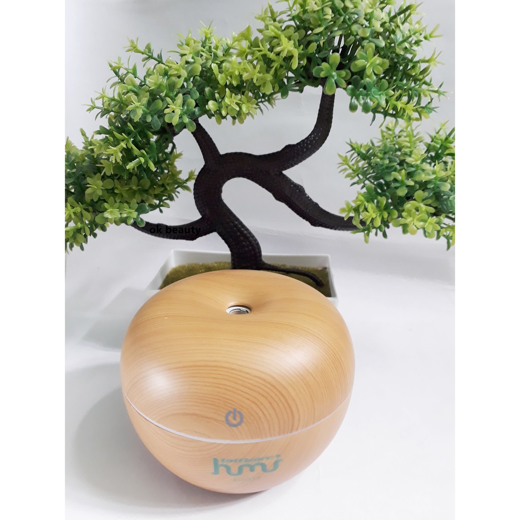 DIFFUSER AROMATERAPI RUANGAN ELEKTRIK MURAH MOTIF CORAK KAYU PENGHARUM HUMIDIFIER-AUG17-WOODEN+FREEOIL