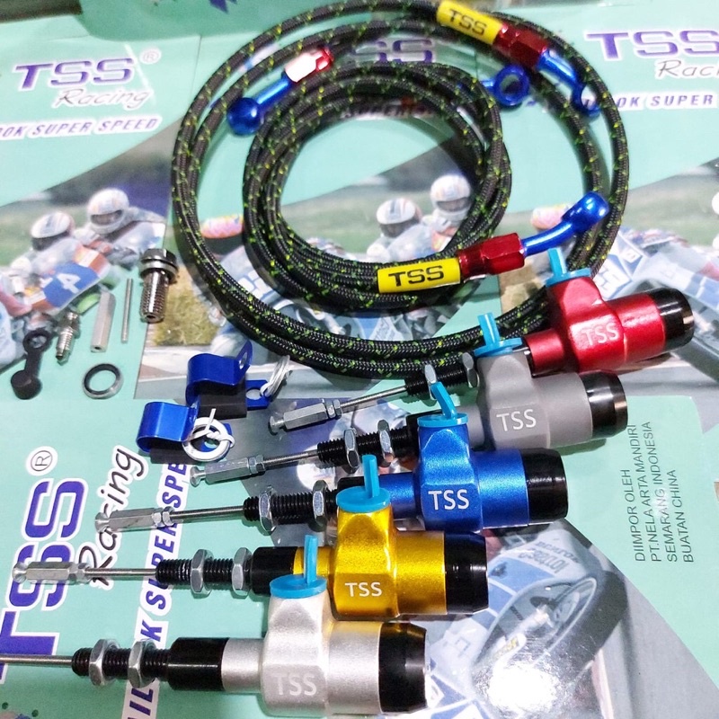 Stut Kopling Hidrolik + Selang Universal R15,Vixion,Cbr150r,Gsx,Ninja,R25 &amp; Motor Lain Nya