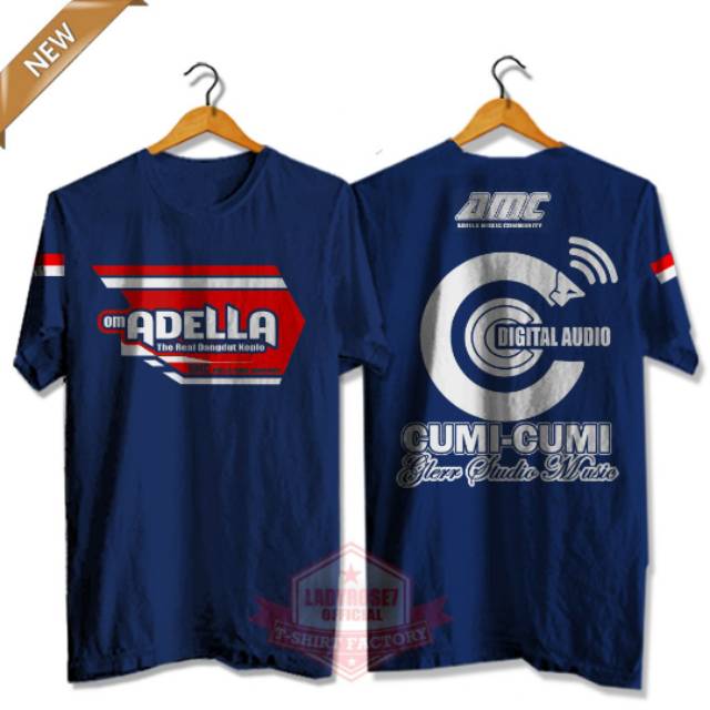 Kaos New Adella AMC cumi cumi audio Navy