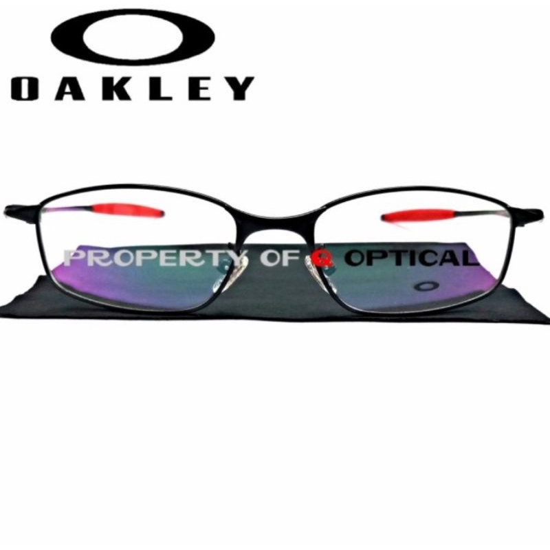 Kacamata Frame Pria Oakley TRENCH OX5050-S51 BLK/R - Titanium Metal