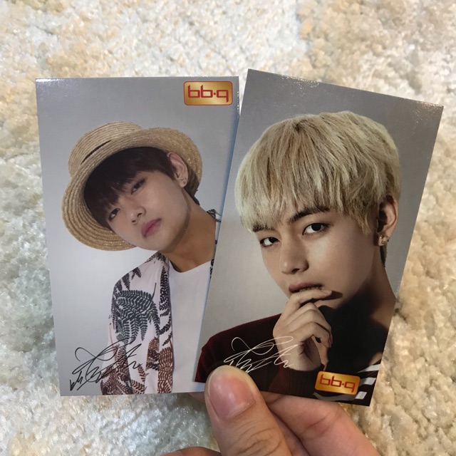 V / Kim Taehyung BTS photocard pc BBQ