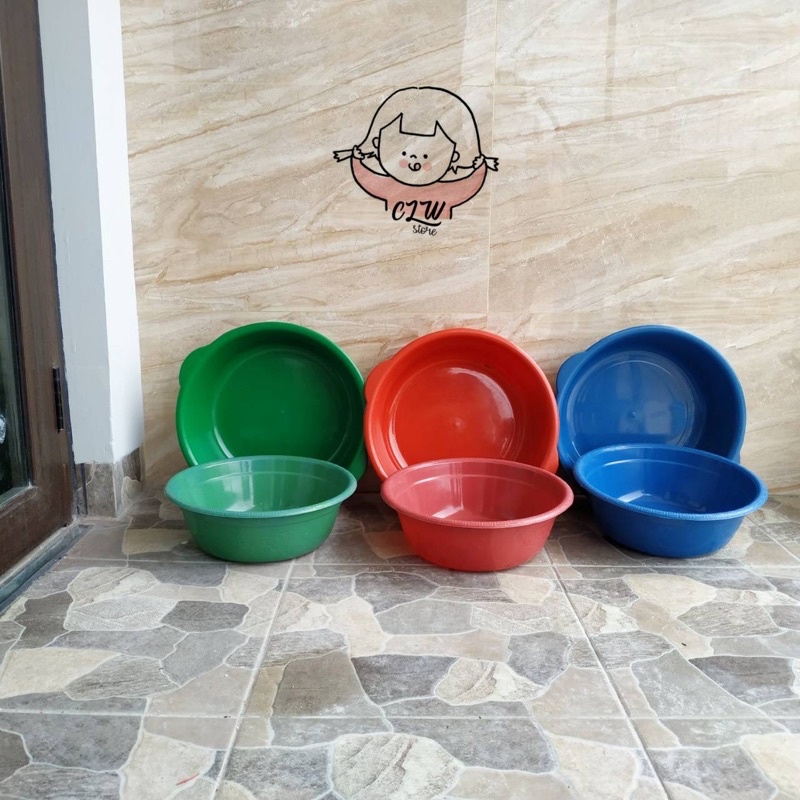 Baskom Plastik / Baskom Besar / Baskom Kecil / Baskom Motif Bunga / Baskom Warna