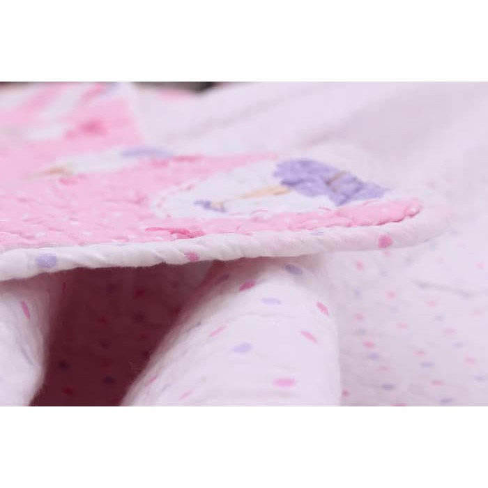 Pink Princess Quilting Blanket   Selimut Anak