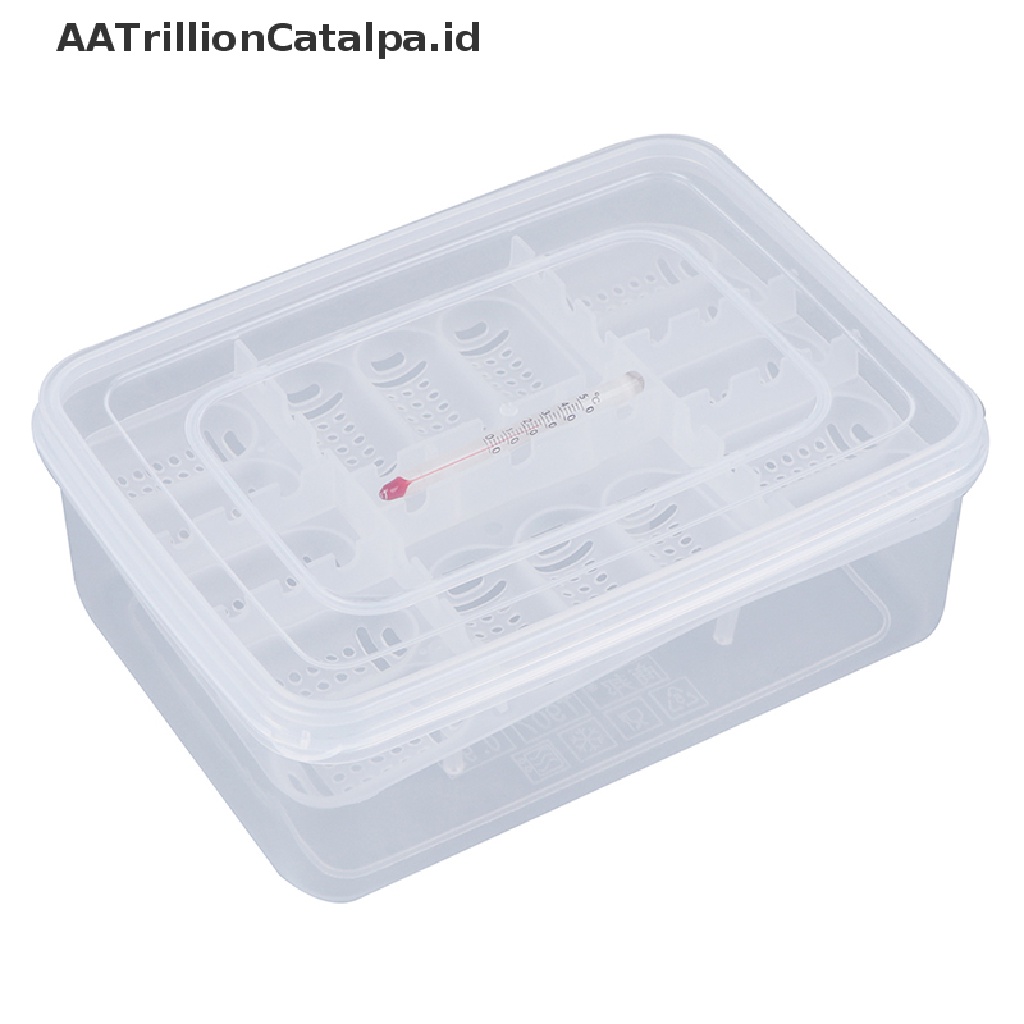 (AATrillionCatalpa) Tray Inkubator 16 Telur + Termometer DIY Lizard Snake