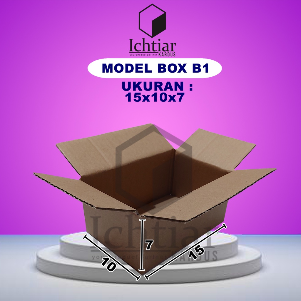 

Karton / Kardus / Box Packing Ukuran 15x10x7 Cm