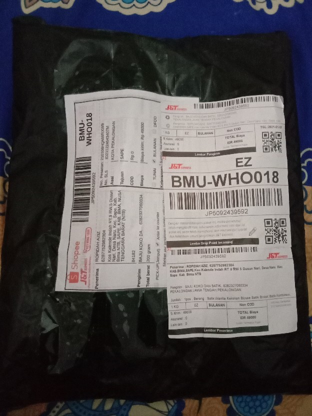 Batik Wanita Kekinian Blouse Batik Brokat Batik Kombinasi