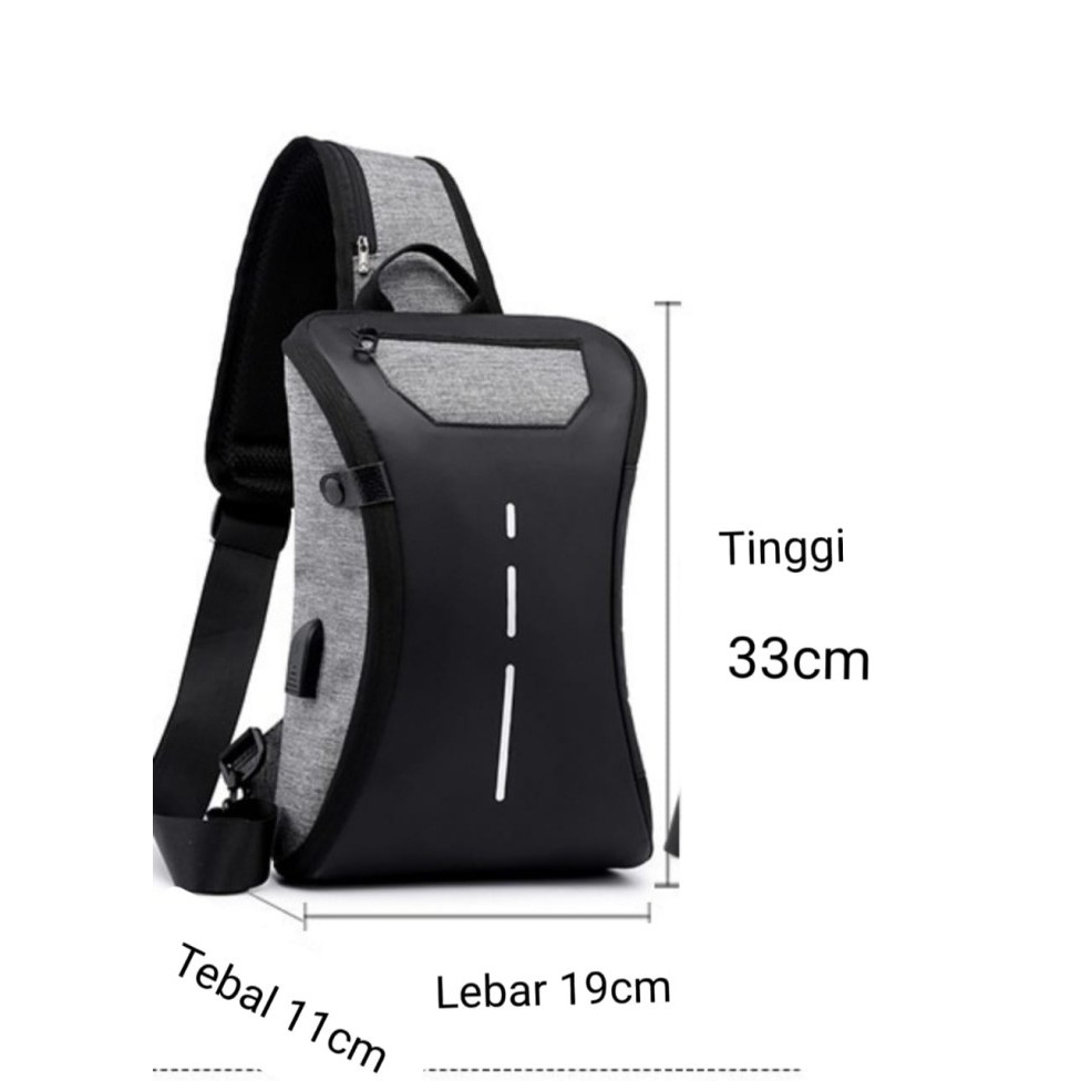 Mega_1688 2020 New Korean Chest Bag USB Kecil MG897