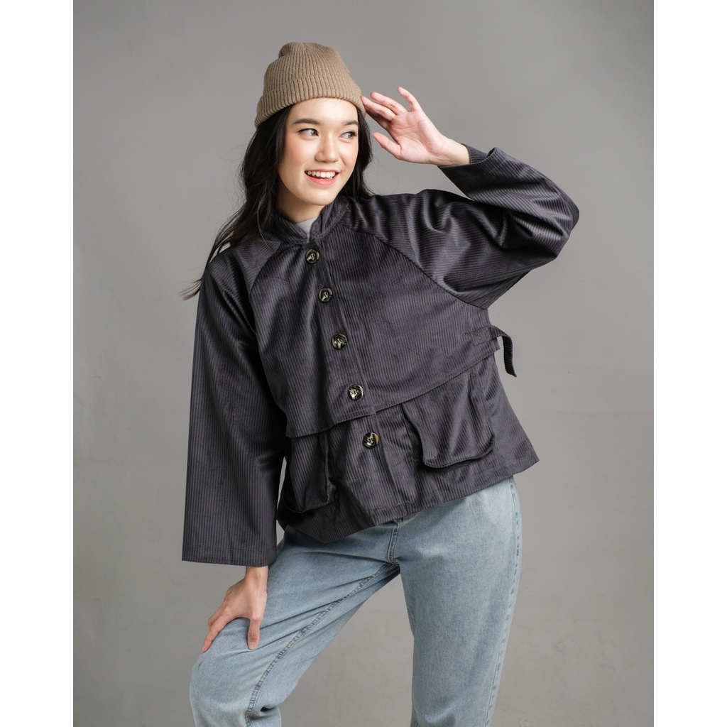 Myrubylicious CARNELIAN CORDUROY SHIRT KODE 2101