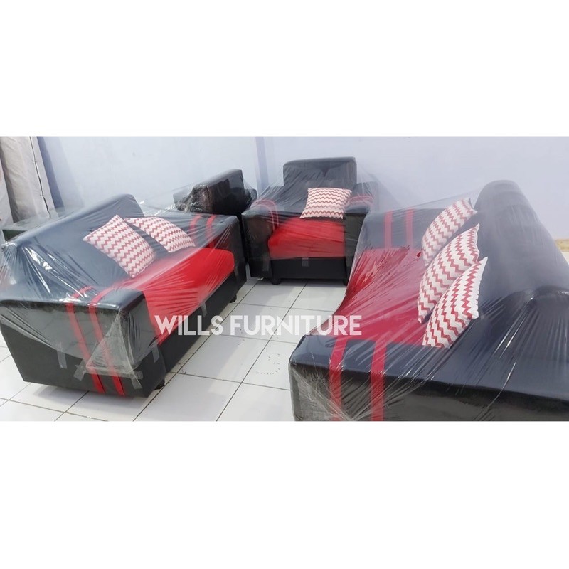 sofa minimalis merah 321 murah