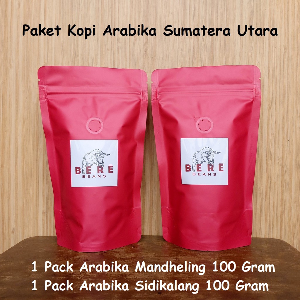 

PAKET KOPI ARABIKA PROVINSI SUMATERA UTARA Sidikalang Mandheling Indonesia 100 GRAM Biji Coffee Bean