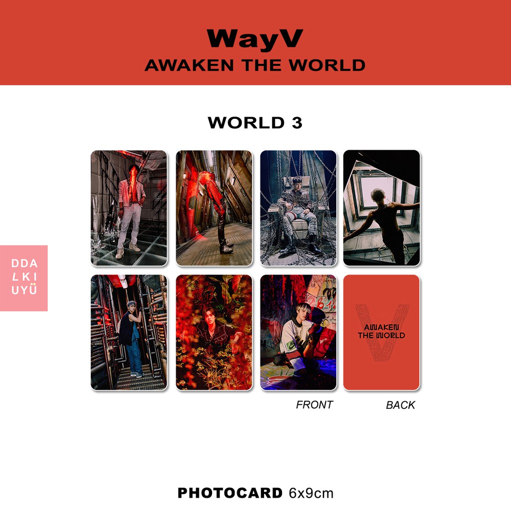 WayV - photocard [AWAKEN THE WORLD] Ver. World 3