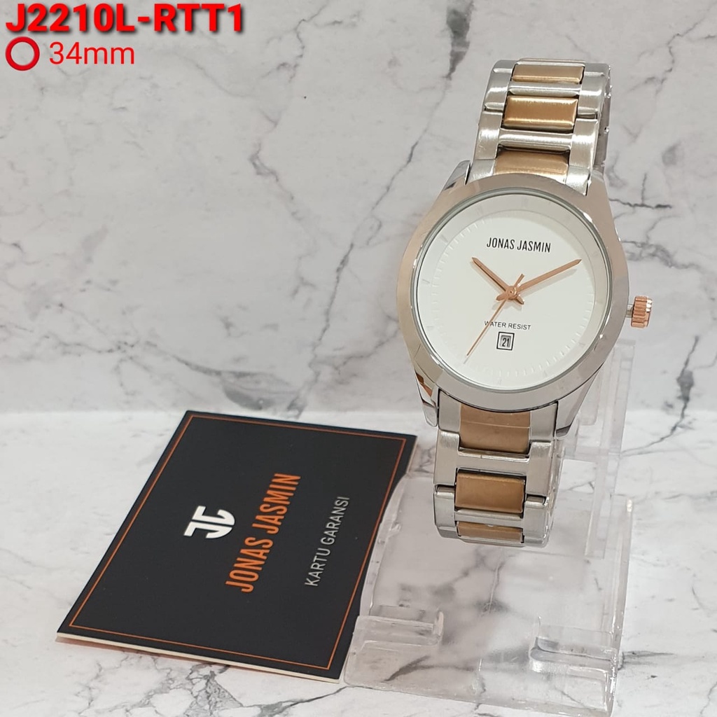 JAM TANGAN WANITA JONAS JASMIN JJ2210 JJ-2210 JJ2210L ORIGINAL RANTAI