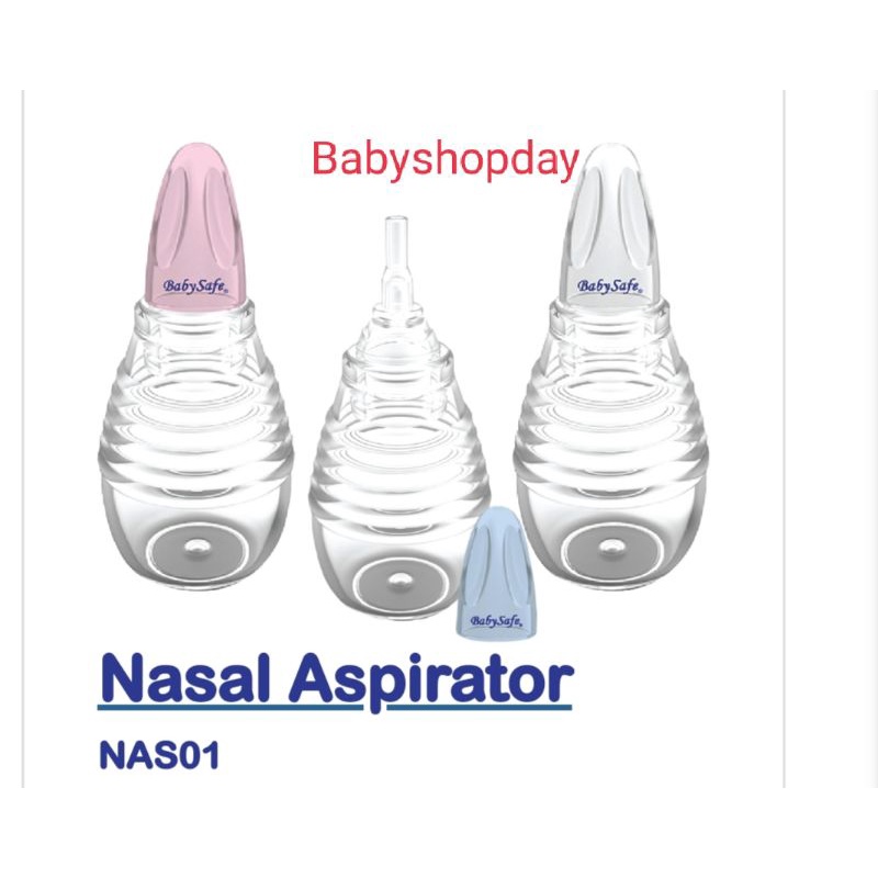 Sedotan Ingus Bayi Baby Safe/ Nasal aspirator NAS01 babysafe, Penyedot ingus