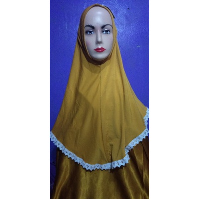 jilbab murah renda ukuran s /jilbab sambung/konveksi