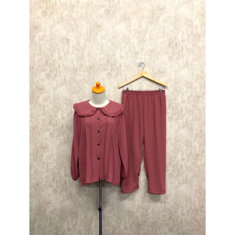 KIRANA SETCEL CRINKLE ONE SET KANCING HIDUP BUSUI GROSIR ECER PGMTA