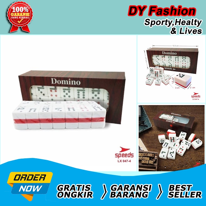 Set Board Game SP560 set alat permainan game kartu batu balok domino gaple mahjong QQ Domino Batu Te