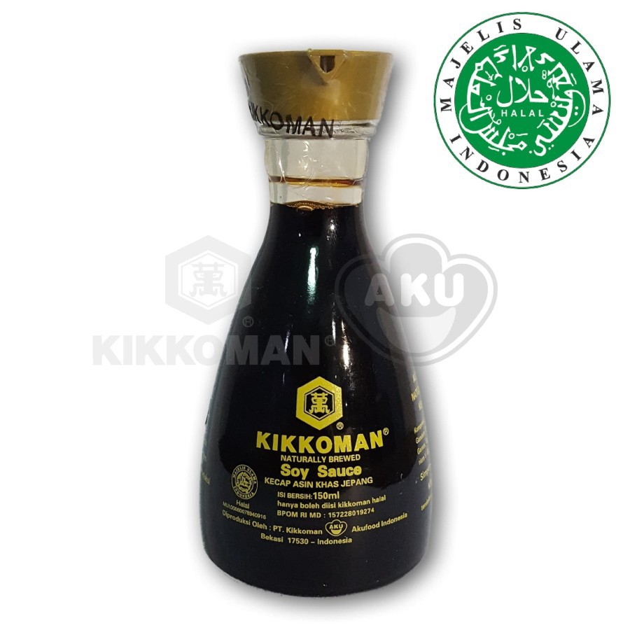 Kikkoman Soy DISPENSER Shoyu Sauce All Purpose- Kecap Khas Jepang Halal 150ml