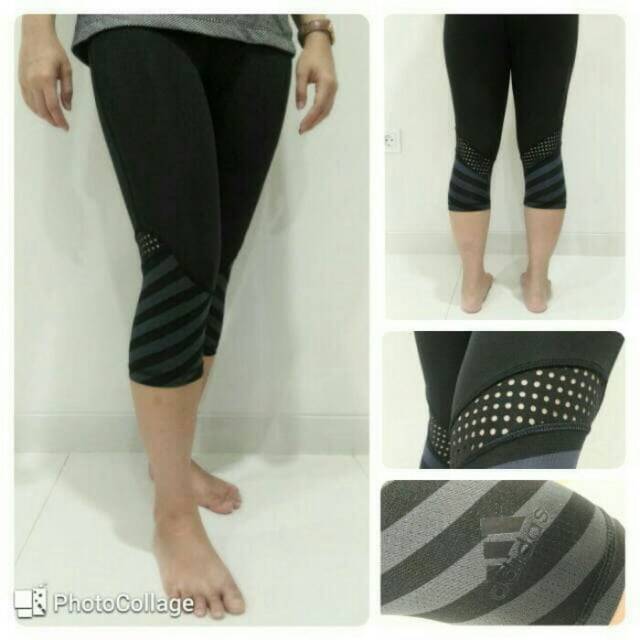 Celana Legging Adidas Black Bold Ladies 5564