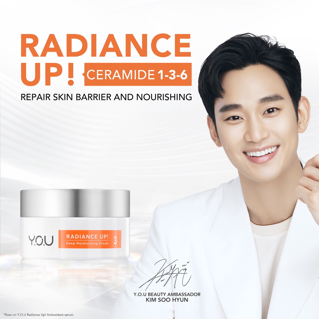 YOU Radiance Up! Ceramide + Snow Mushroom Deep Moisturizing Cream