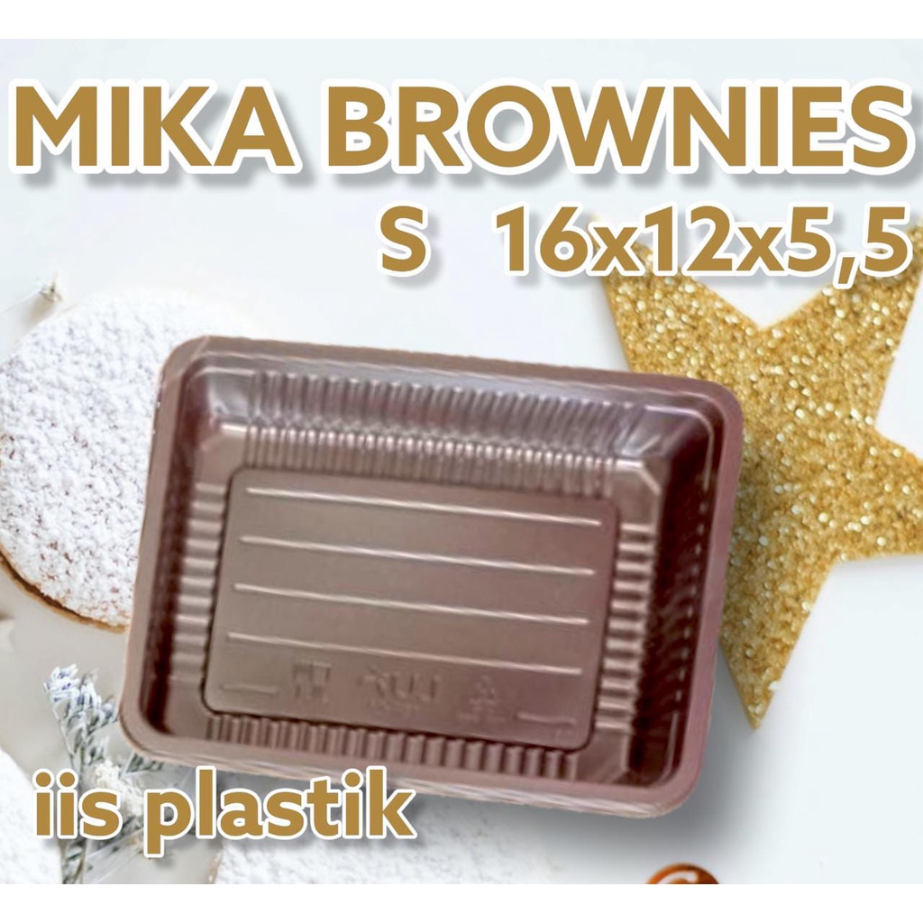 Mika brownies L M S / Box mika brownies / kotak brownies / mika kue kotak MEDIUM B-20 [ECERAN]