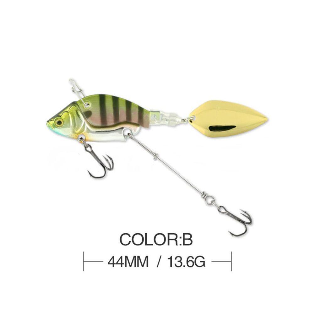 Preva Umpan Pancing Metal VIB Spinner Spoon Tackle Hook