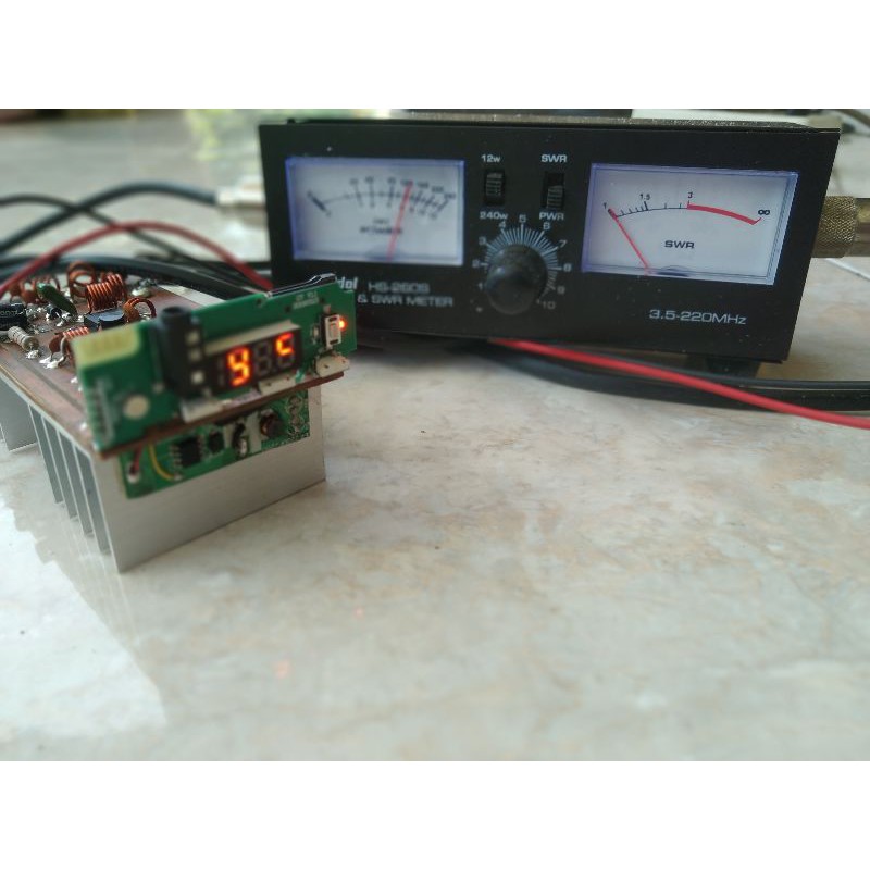 Pemancar FM 7 Watt c1971 USB Frekuensi 87.5 Mhz - 108 Mhz