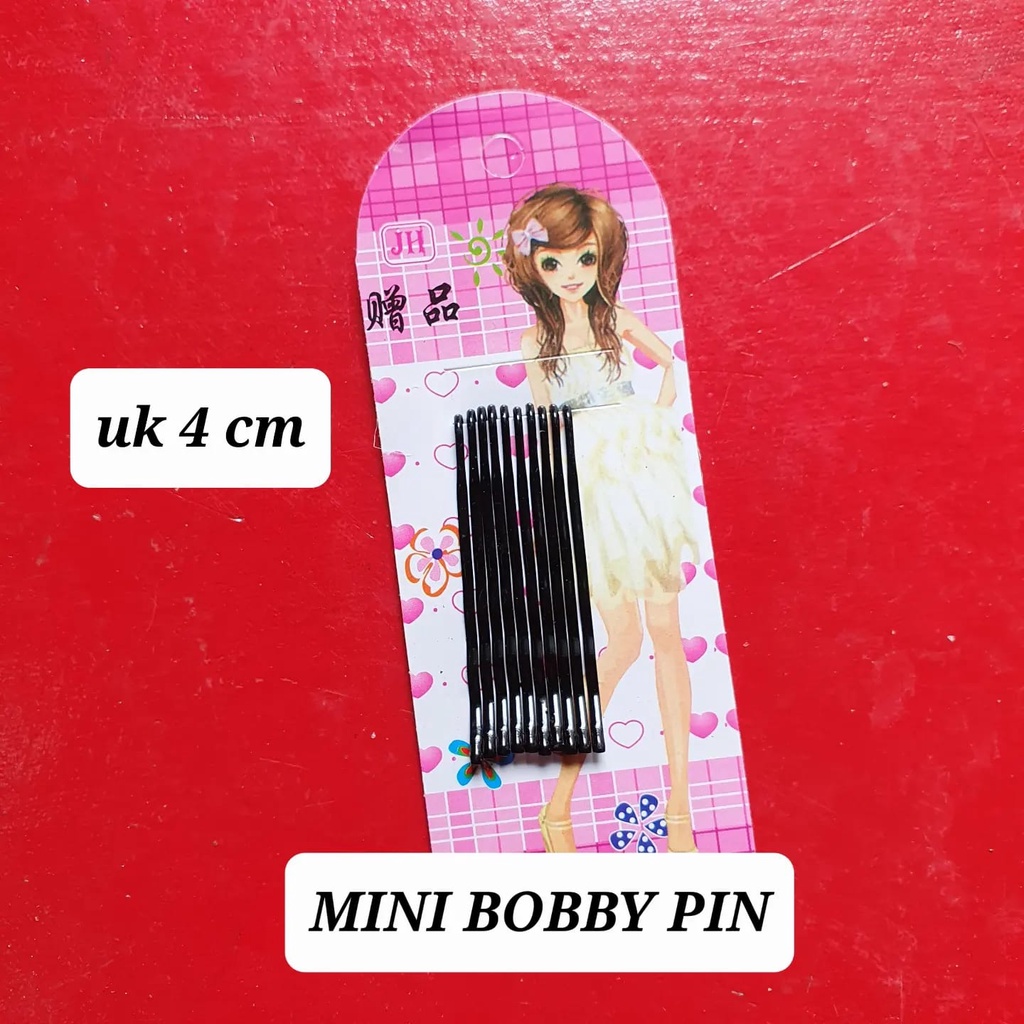 MINI BOBBY PIN JEPIT RAMBUT STLYLING ALA KOREA AKSESORIS IMPORT