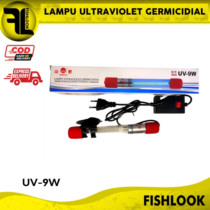 YAMANO 7 9 11 watt Lampu UV ultra violet aquarium aquascape LED UV TERBAIK