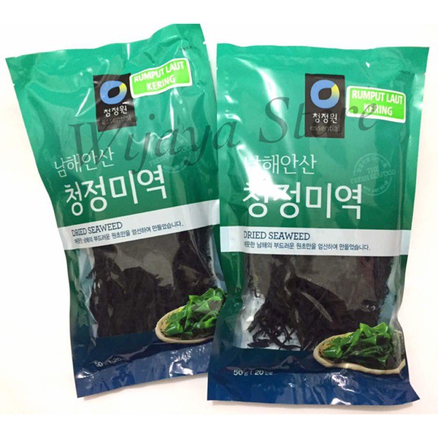 

RUMPUT LAUT KERING 50 GRAM DAESANG MIYEOK DRIED SEAWEED