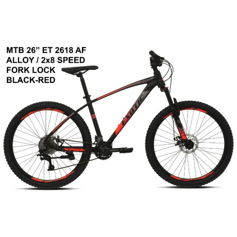 Sepeda MTB Exotic Alloy 26 inch ET 2618 AF 2635 AF 2612 AM