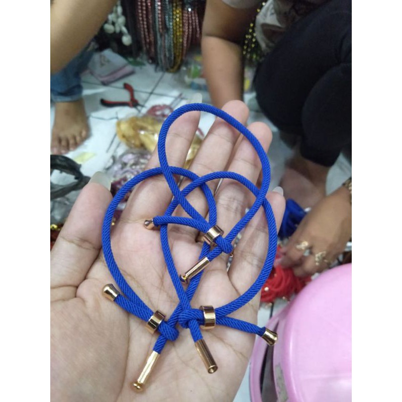 (free stoper)gelang tali pandora/ gelang serut pandora/gelang tali hongkong