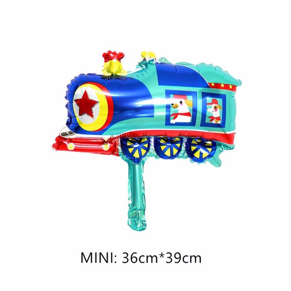 QUINTON Children Car Balloon Toy Birthday Party Decoration Inflatable Toys Aluminum Foil Balloon Kid Gifts Astronaut Submarine Cartoon Tank Mini Transportations UFO Airplane