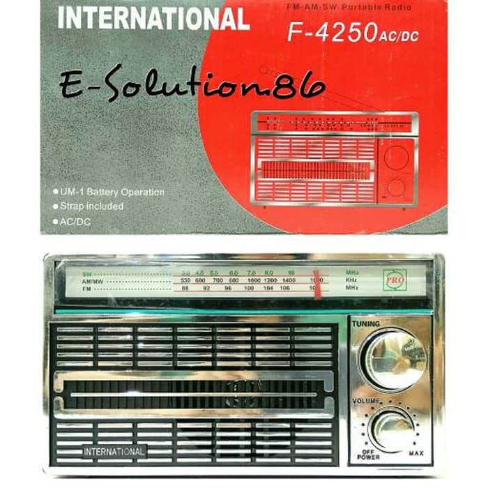 RADIO national SNI- 4250 AC/DC SUARA JERNIH