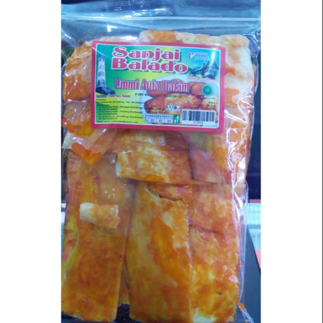 

Sanjai Balado Panjang - Keripik Sanjai - 250gr - Oleh-oleh minang - Enak - Best seller