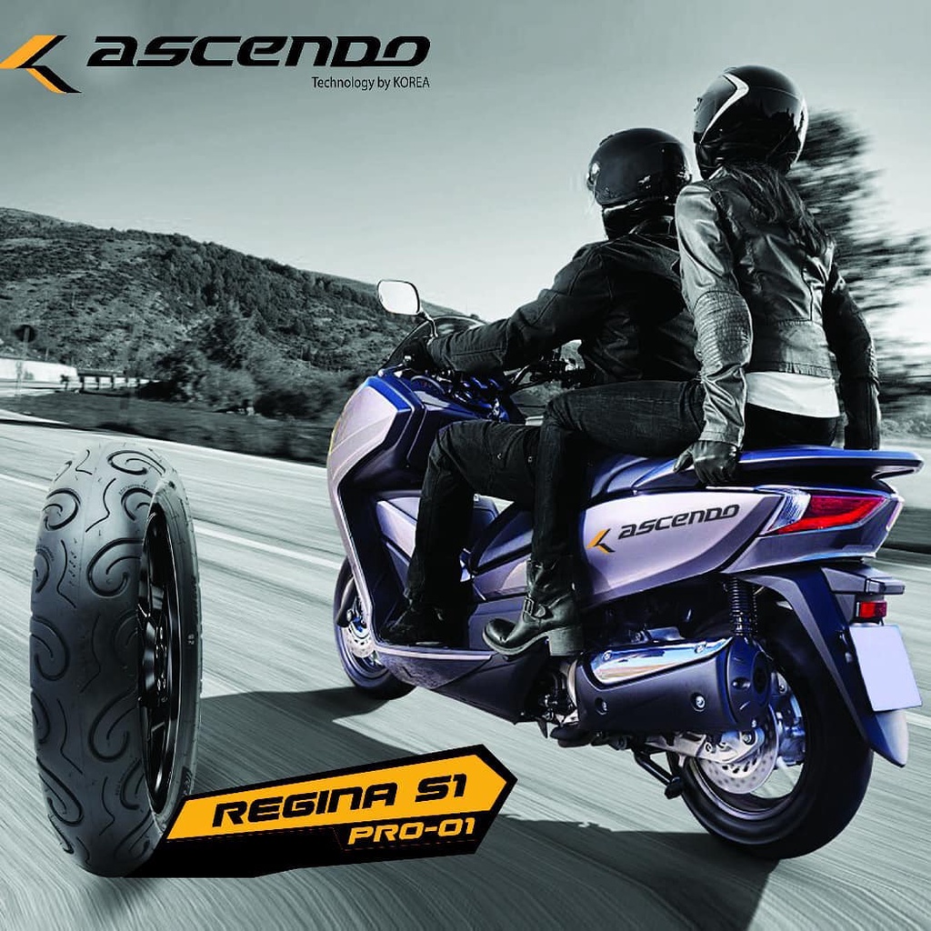 Ban Motor ASCENDO 80/90-14 PR001 REGINA S1 Tubeless Ring 14
